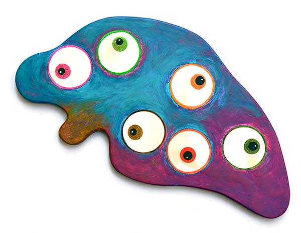 Dieter Knobloch, so many eyes 02 aus der Serie up, 2025