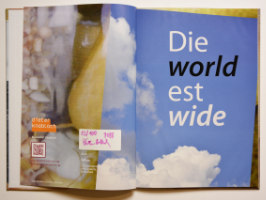 Dieter Knobloch : Künstlerbuch Die world est wide - einige works